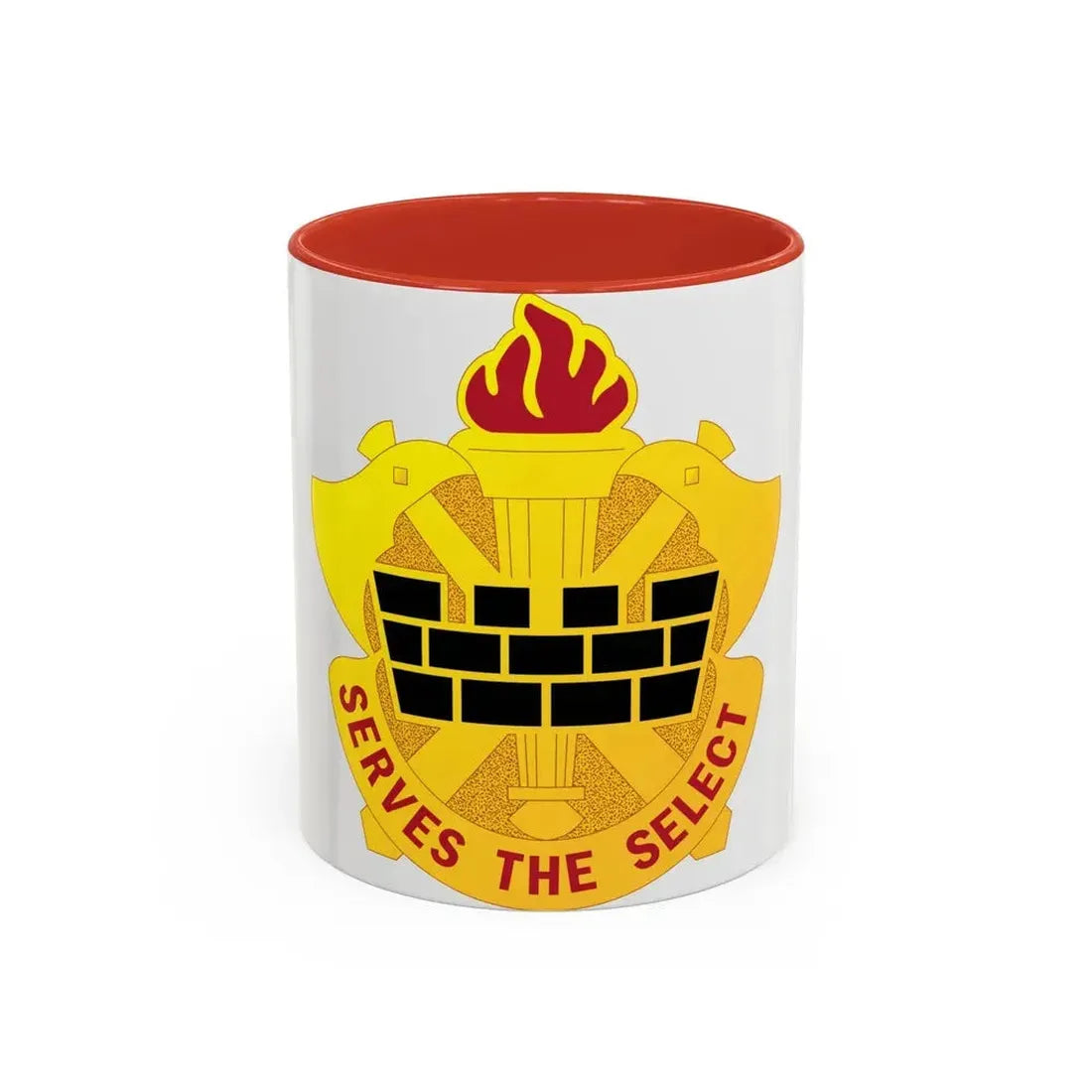 Berlin Brigade (U.S. Army) Accent Coffee Mug 11oz Red - Go Mug Yourself