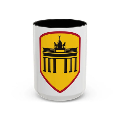 Berlin Command (U.S. Army) Accent Coffee Mug-15oz-Black-Go Mug Yourself