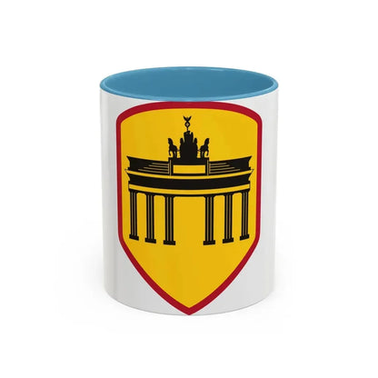Berlin Command (U.S. Army) Accent Coffee Mug 11oz Light Blue - Go Mug Yourself