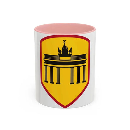 Berlin Command (U.S. Army) Accent Coffee Mug 11oz Pink - Go Mug Yourself