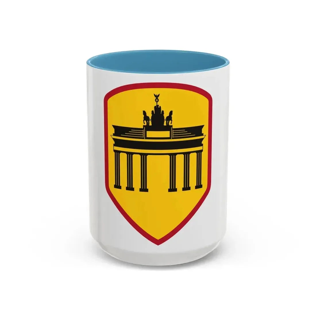 Berlin Command (U.S. Army) Accent Coffee Mug 15oz Light Blue - Go Mug Yourself