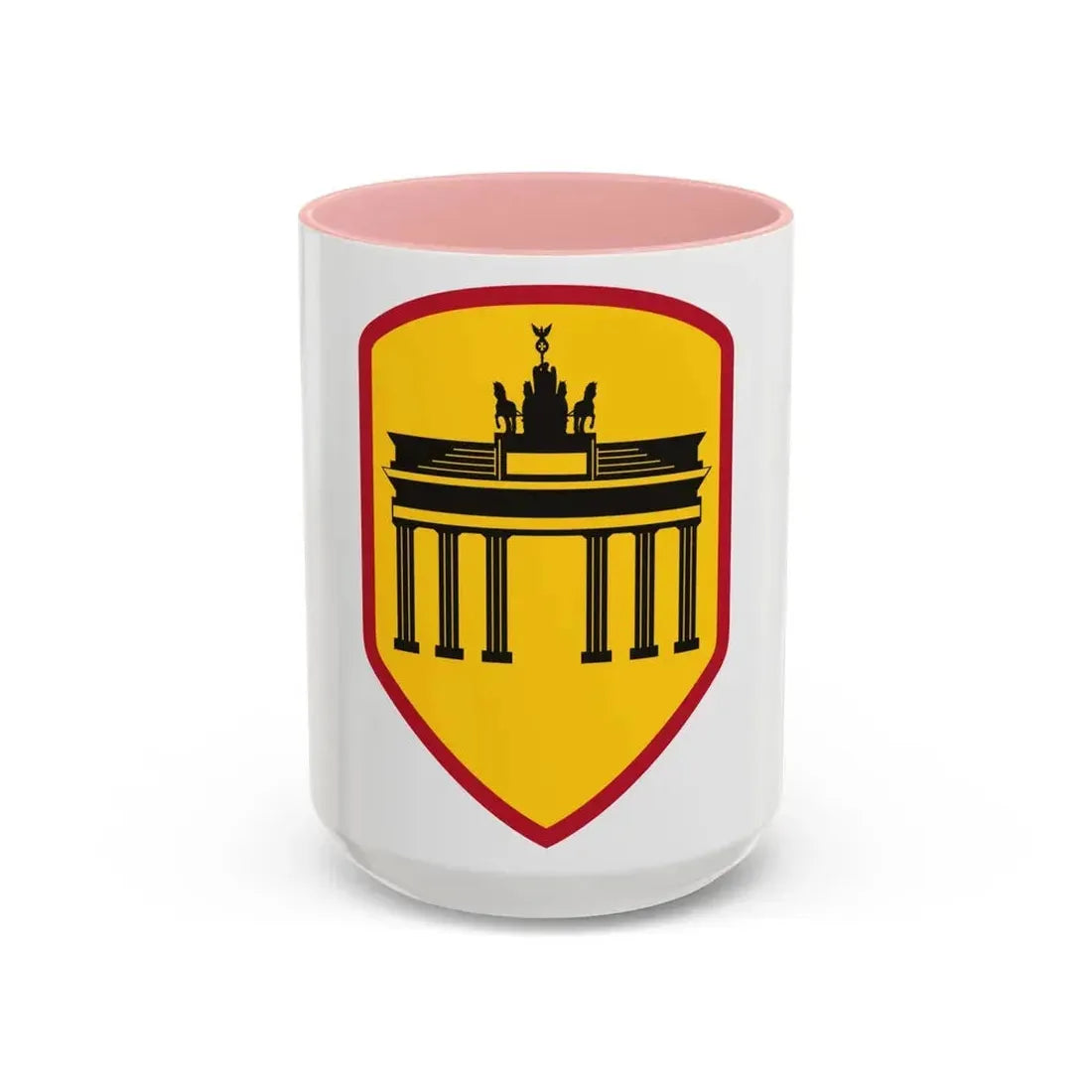 Berlin Command (U.S. Army) Accent Coffee Mug 15oz Pink - Go Mug Yourself