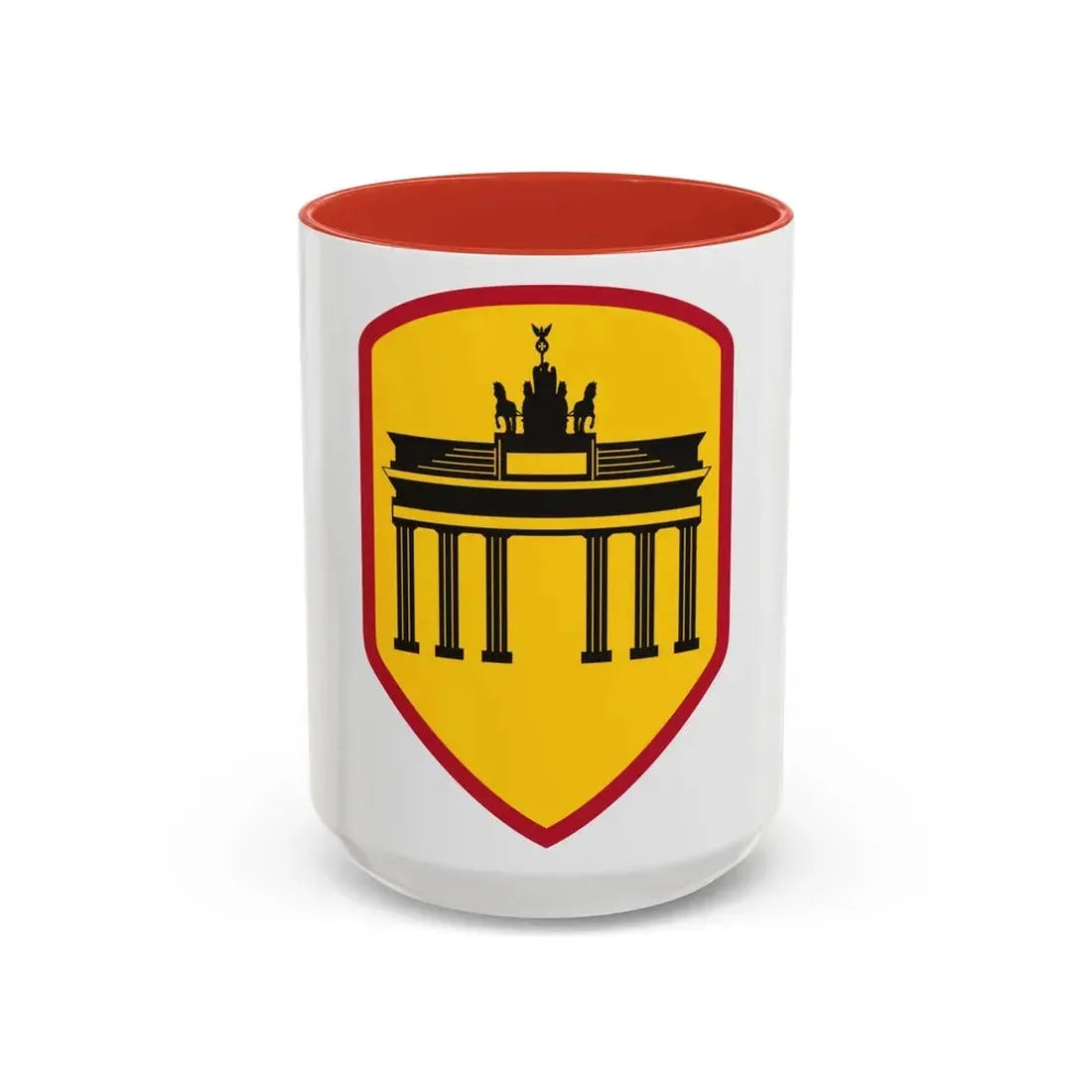 Berlin Command (U.S. Army) Accent Coffee Mug 15oz Red - Go Mug Yourself