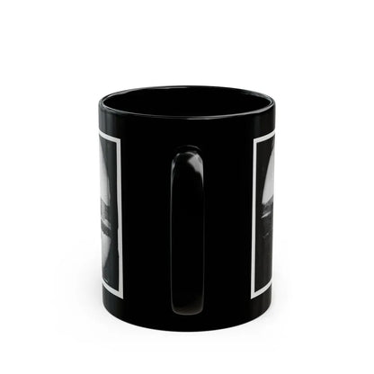 Berlin (Now Brunswick), Md. Pontoon Bridge And Ruins Of The Stone Bridge Across The Potomac (Destroyed In 1861) (U.S. Civil War) Black Coffee Mug - Go Mug Yourself