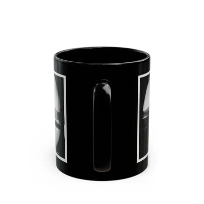 Berlin (Now Brunswick), Md. Pontoon Bridge And Ruins Of The Stone Bridge Across The Potomac (Destroyed In 1861) (U.S. Civil War) Black Coffee Mug - Go Mug Yourself