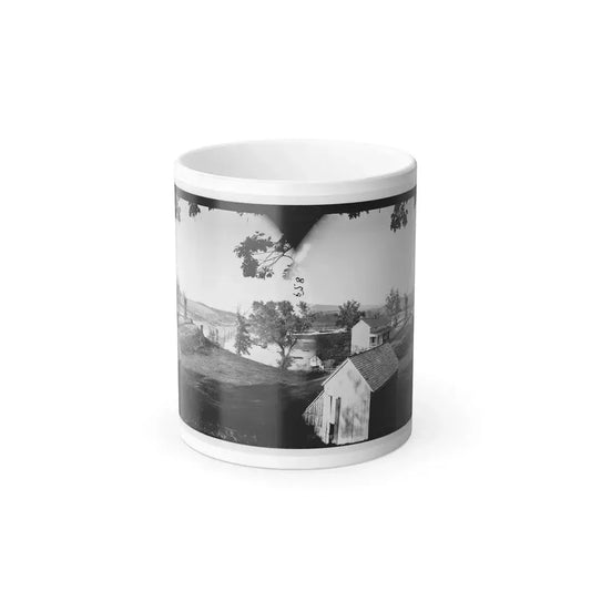 Berlin (Now Brunswick), Md. Pontoon Bridge and Ruins of the Stone Bridge; Another View (U.S. Civil War) Color Changing Coffee Mug 11oz Default Title - Go Mug Yourself