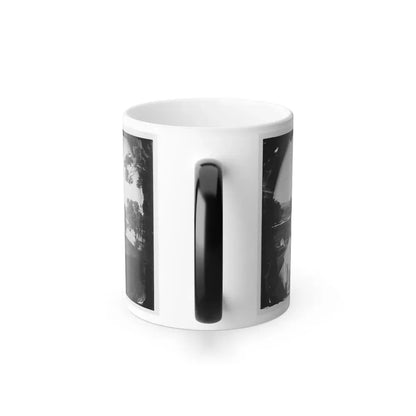 Berlin (Now Brunswick), Md. Pontoon Bridge and Ruins of the Stone Bridge; Another View (U.S. Civil War) Color Changing Coffee Mug 11oz - Go Mug Yourself