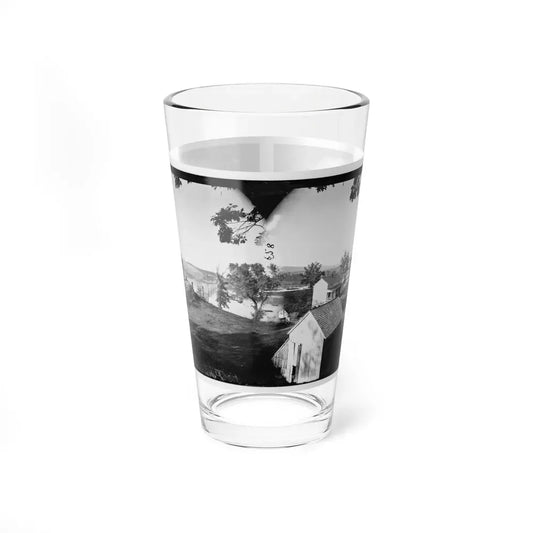 Berlin (Now Brunswick), Md. Pontoon Bridge And Ruins Of The Stone Bridge; Another View (U.S. Civil War) Pint Glass 16oz 16oz - Go Mug Yourself