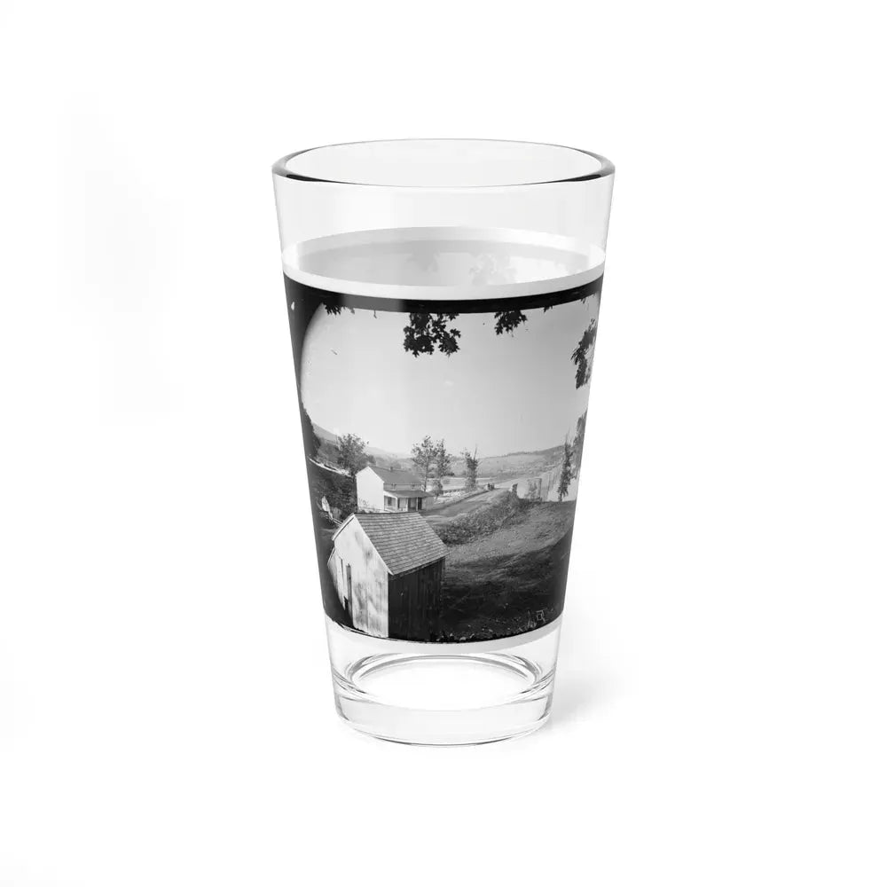 Berlin (Now Brunswick), Md. Pontoon Bridge And Ruins Of The Stone Bridge; Another View (U.S. Civil War) Pint Glass 16oz - Go Mug Yourself