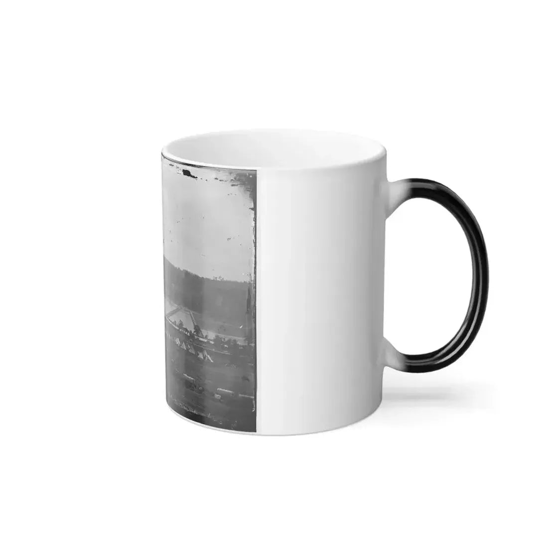 Berlin (Now Brunswick), Md. Pontoon Bridge and Ruins of the Stone Bridge (U.S. Civil War) Color Changing Coffee Mug 11oz - Go Mug Yourself