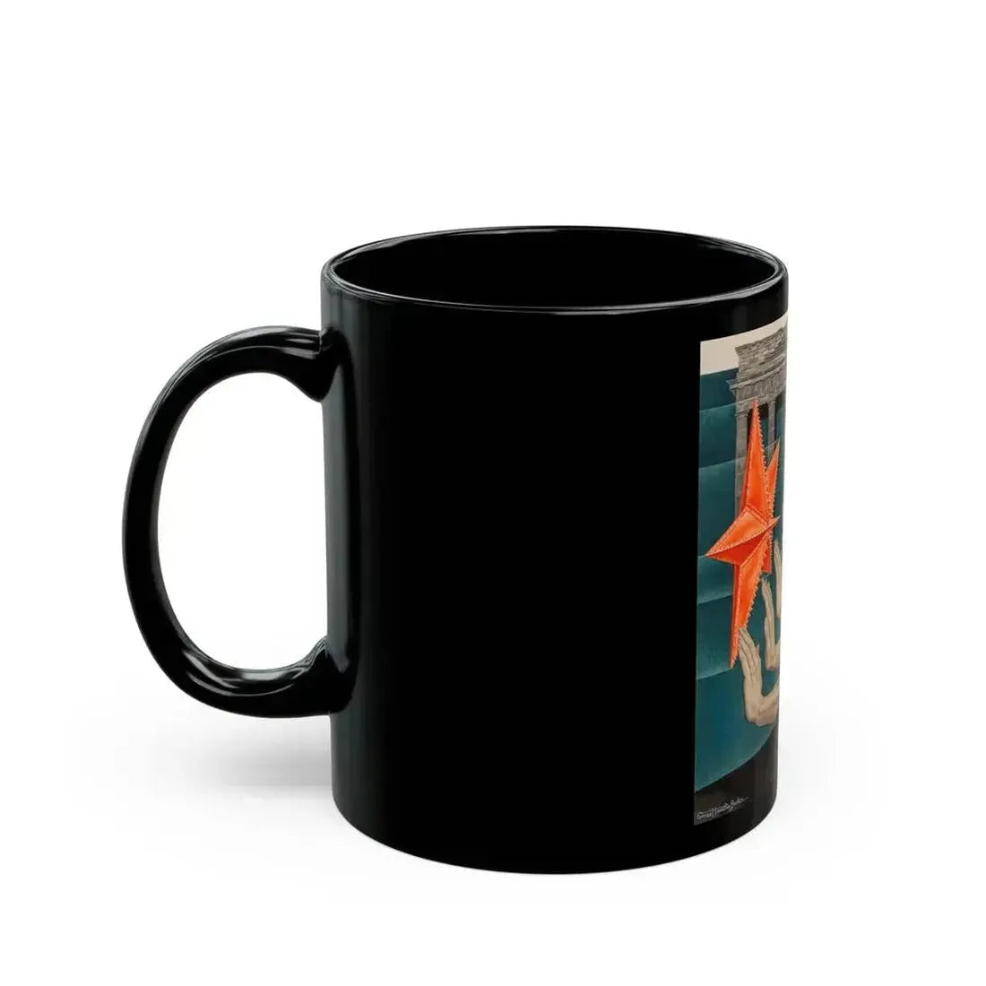 Berlin's Mayer Reuter, Time magazine cover, Septemer 18, 1950 - Black Coffee Mug - Go Mug Yourself