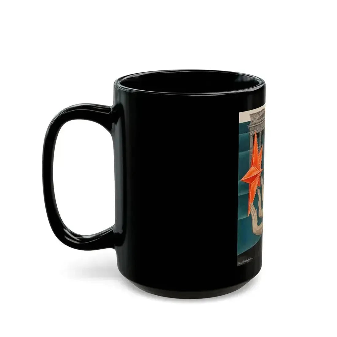 Berlin's Mayer Reuter, Time magazine cover, Septemer 18, 1950 - Black Coffee Mug - Go Mug Yourself