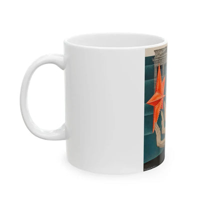 Berlin's Mayer Reuter, Time magazine cover, Septemer 18, 1950 - White Coffee Mug - Go Mug Yourself