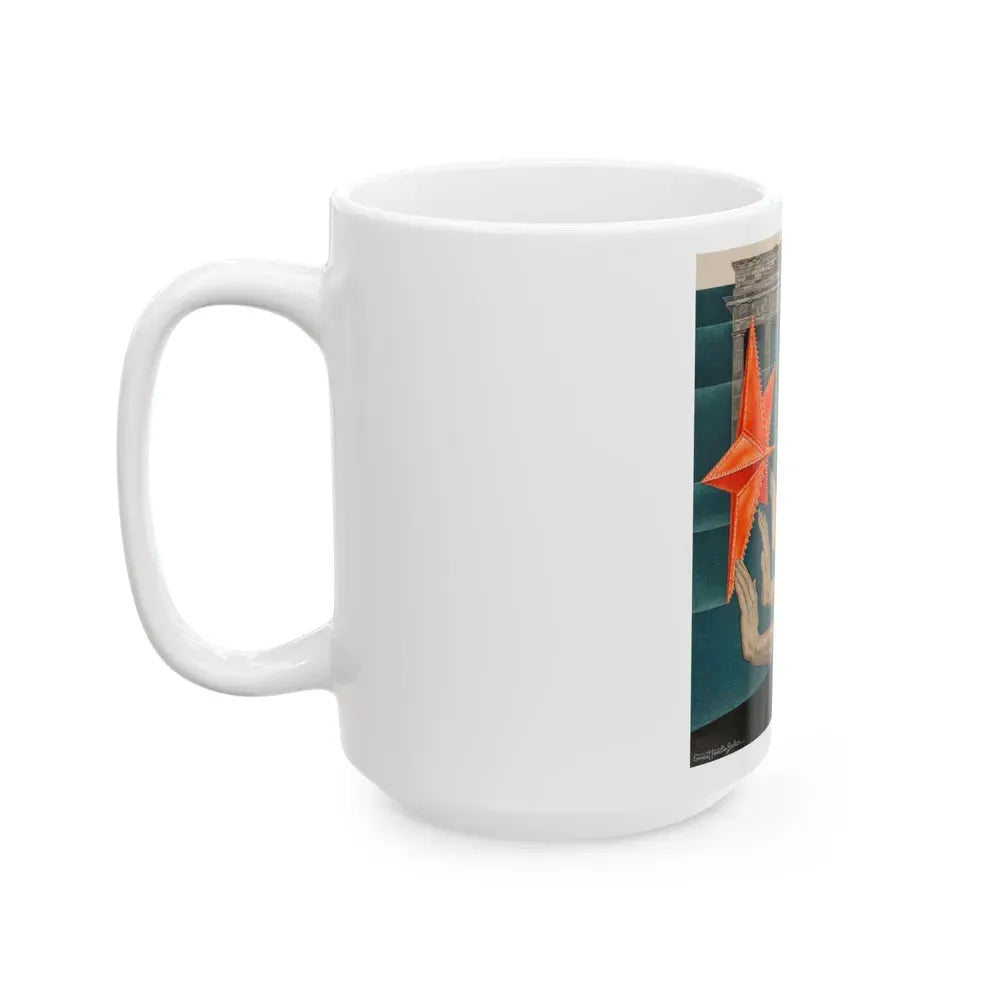 Berlin's Mayer Reuter, Time magazine cover, Septemer 18, 1950 - White Coffee Mug - Go Mug Yourself