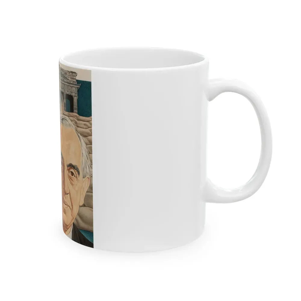 Berlin's Mayer Reuter, Time magazine cover, Septemer 18, 1950 - White Coffee Mug - Go Mug Yourself