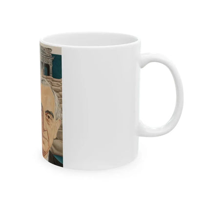 Berlin's Mayer Reuter, Time magazine cover, Septemer 18, 1950 - White Coffee Mug - Go Mug Yourself