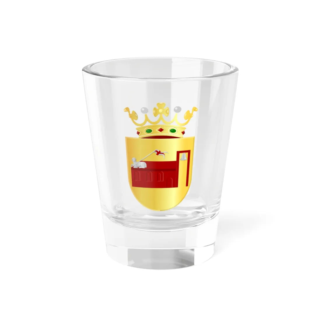 Berltsum (Netherlands) (Coat of Arms) Shot Glass 1.5oz 1.5oz - Go Mug Yourself