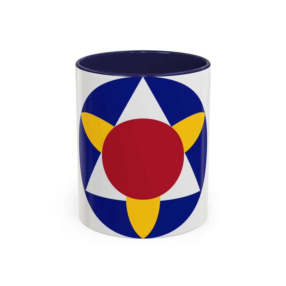 Bermuda Base Command (U.S. Army) Accent Coffee Mug-11oz-Navy-Go Mug Yourself