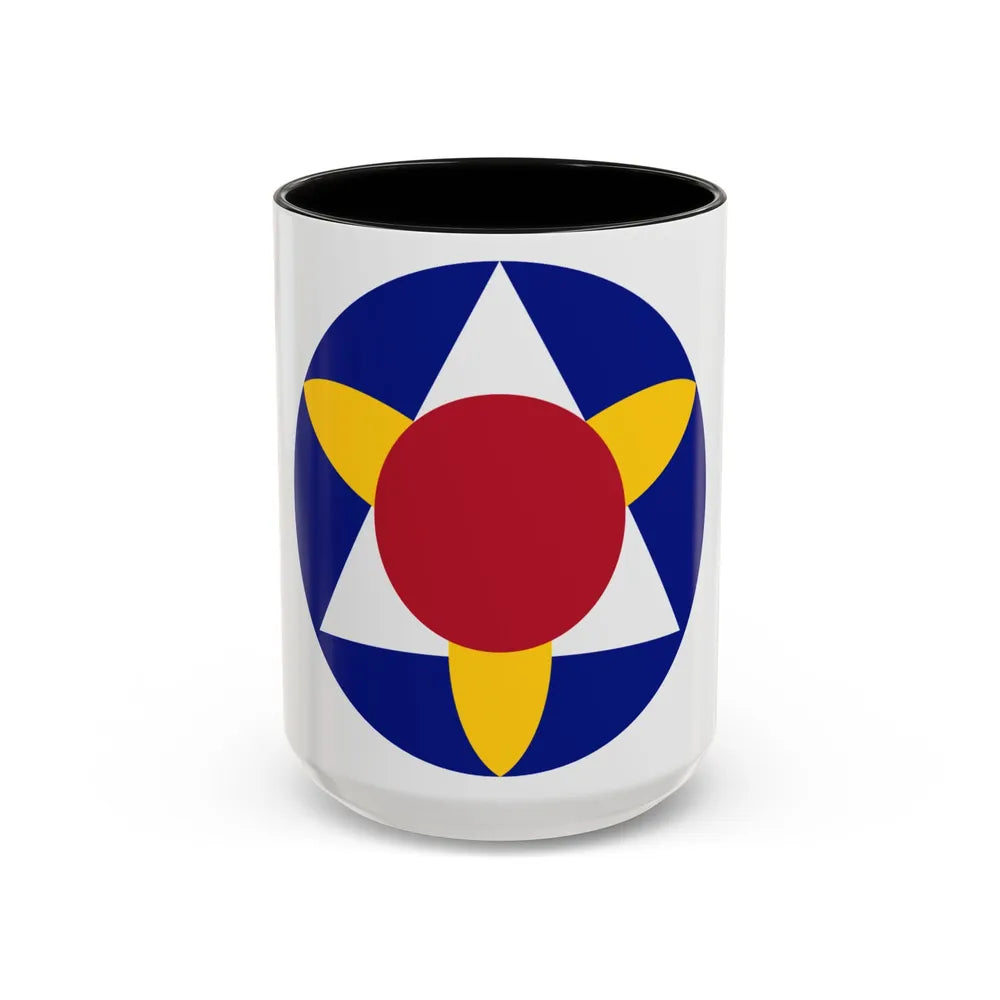 Bermuda Base Command (U.S. Army) Accent Coffee Mug-15oz-Black-Go Mug Yourself