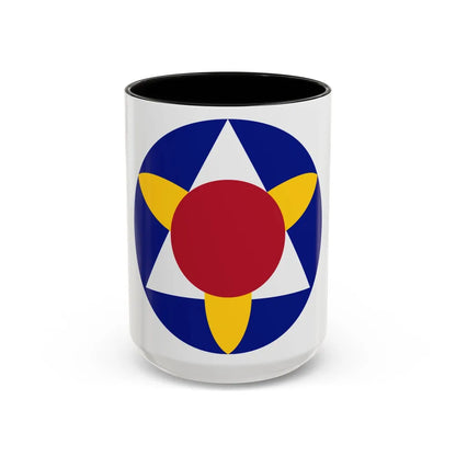 Bermuda Base Command (U.S. Army) Accent Coffee Mug-15oz-Black-Go Mug Yourself