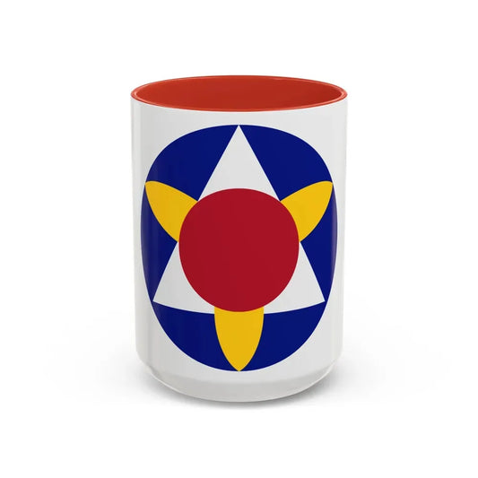 Bermuda Base Command (U.S. Army) Accent Coffee Mug 15oz Red - Go Mug Yourself