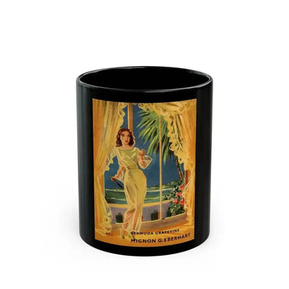 Bermuda Grapevine, MacKill's Mystery magazine backcover, September 1952 - Black Coffee Mug 11oz - Go Mug Yourself