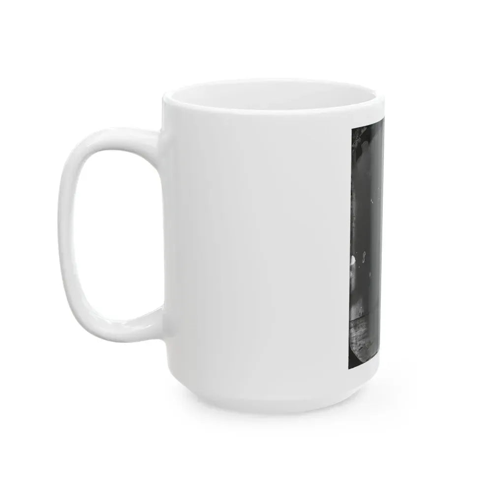 Bermuda Hundred, James River, Virginia. Signal Tower On Left Of Bermuda Line (U.S. Civil War) White Coffee Mug - Go Mug Yourself
