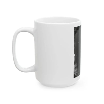 Bermuda Hundred, James River, Virginia. Signal Tower On Left Of Bermuda Line (U.S. Civil War) White Coffee Mug - Go Mug Yourself