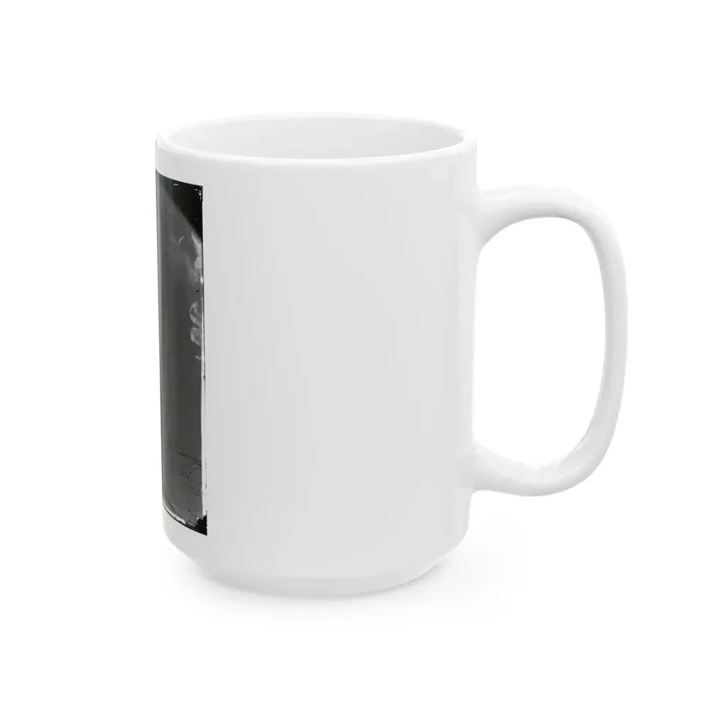 Bermuda Hundred, James River, Virginia. Signal Tower On Left Of Bermuda Line (U.S. Civil War) White Coffee Mug - Go Mug Yourself