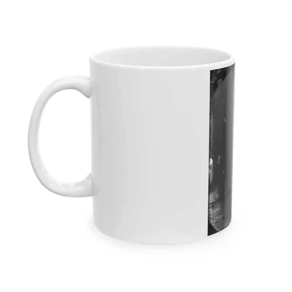 Bermuda Hundred, James River, Virginia. Signal Tower On Left Of Bermuda Line (U.S. Civil War) White Coffee Mug - Go Mug Yourself