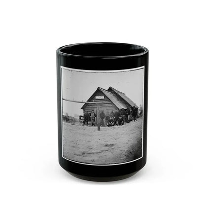Bermuda Hundred, Va. Adams Express Office, Army Of The James (U.S. Civil War) Black Coffee Mug 15oz - Go Mug Yourself