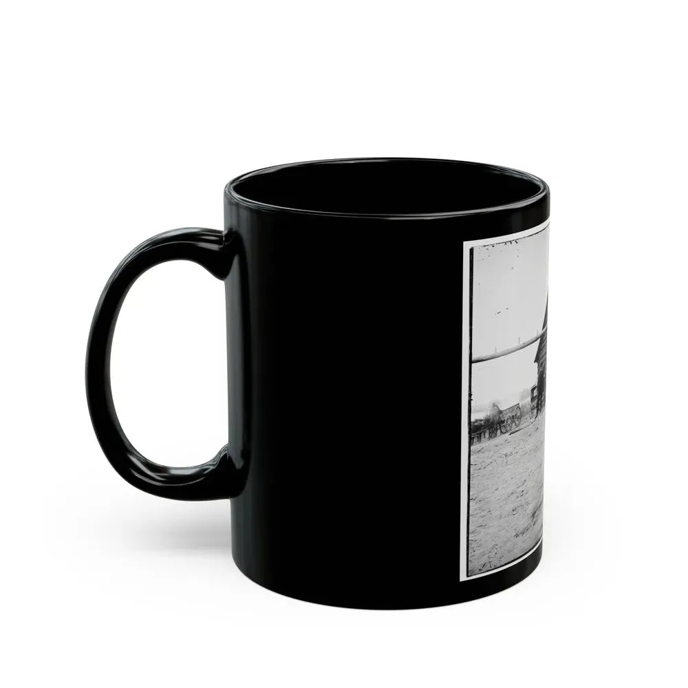 Bermuda Hundred, Va. Adams Express Office, Army Of The James (U.S. Civil War) Black Coffee Mug - Go Mug Yourself