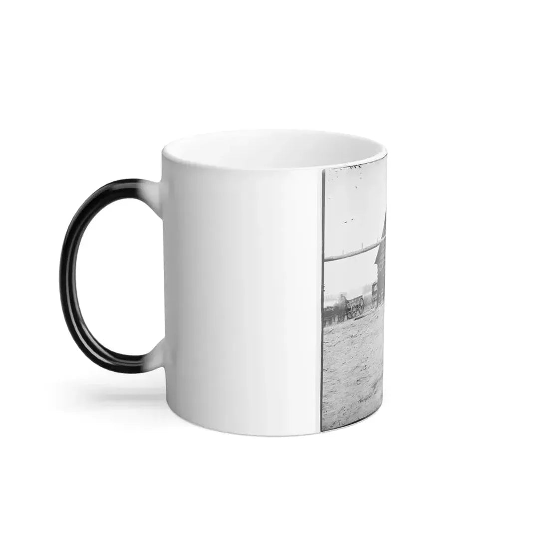 Bermuda Hundred, Va. Adams Express Office, Army of the James (U.S. Civil War) Color Changing Coffee Mug 11oz - Go Mug Yourself