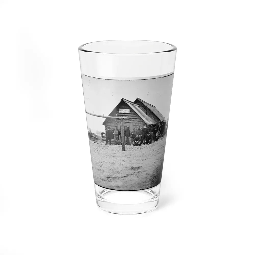 Bermuda Hundred, Va. Adams Express Office, Army Of The James (U.S. Civil War) Pint Glass 16oz 16oz - Go Mug Yourself