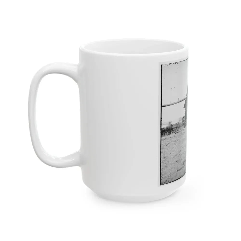 Bermuda Hundred, Va. Adams Express Office, Army Of The James (U.S. Civil War) White Coffee Mug - Go Mug Yourself