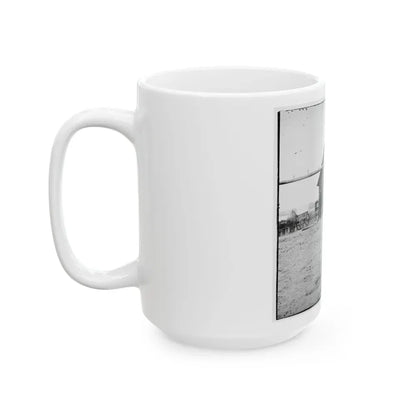 Bermuda Hundred, Va. Adams Express Office, Army Of The James (U.S. Civil War) White Coffee Mug - Go Mug Yourself