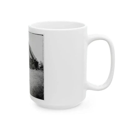 Bermuda Hundred, Va. Adams Express Office, Army Of The James (U.S. Civil War) White Coffee Mug - Go Mug Yourself