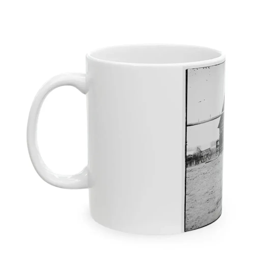 Bermuda Hundred, Va. Adams Express Office, Army Of The James (U.S. Civil War) White Coffee Mug - Go Mug Yourself