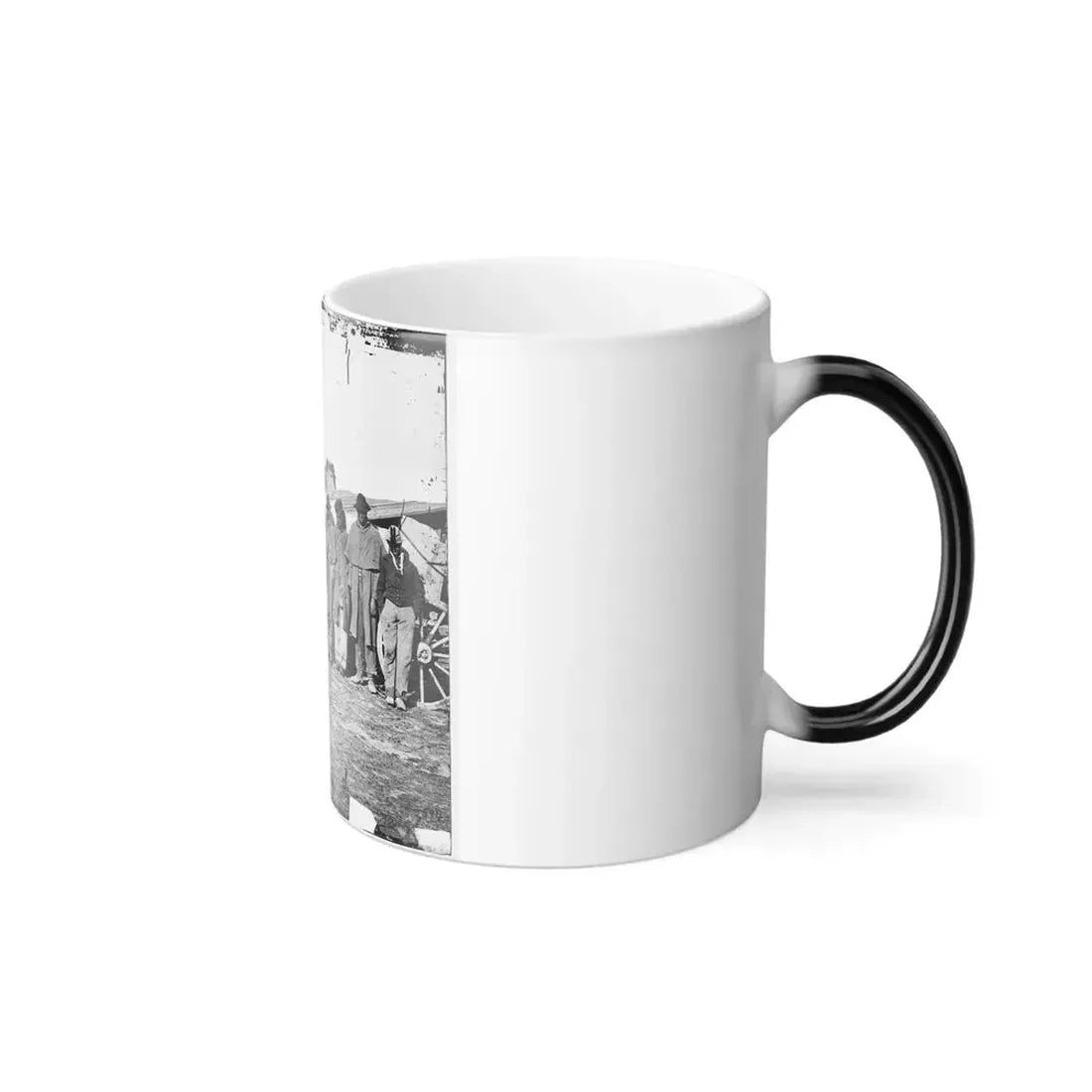 Bermuda Hundred, Va. African-American Teamsters Near the Signal Tower (U.S. Civil War) Color Changing Coffee Mug 11oz - Go Mug Yourself