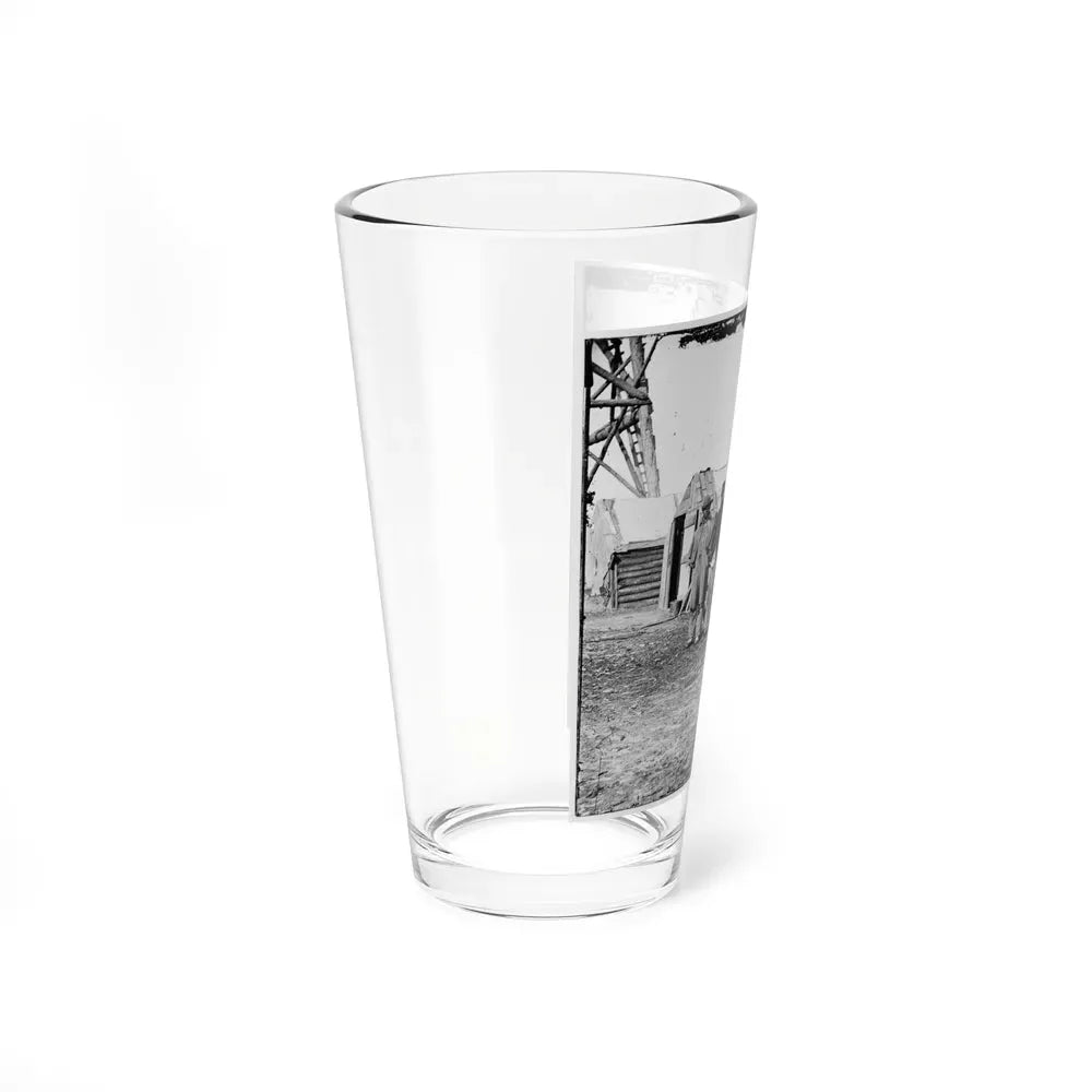 Bermuda Hundred, Va. African-American Teamsters Near The Signal Tower (U.S. Civil War) Pint Glass 16oz - Go Mug Yourself