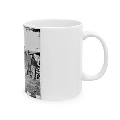 Bermuda Hundred, Va. African-American Teamsters Near The Signal Tower (U.S. Civil War) White Coffee Mug - Go Mug Yourself