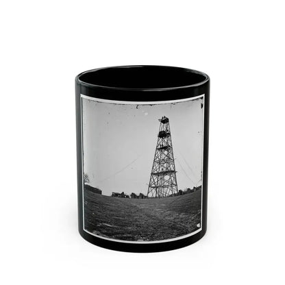 Bermuda Hundred, Va. Butler's Signal Tower; Another View (U.S. Civil War) Black Coffee Mug 11oz - Go Mug Yourself