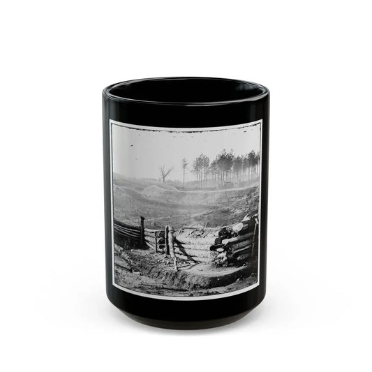 Bermuda Hundred, Va. Federal Earthworks On Left Of The Line, Near Point Of Rocks (U.S. Civil War) Black Coffee Mug 15oz - Go Mug Yourself