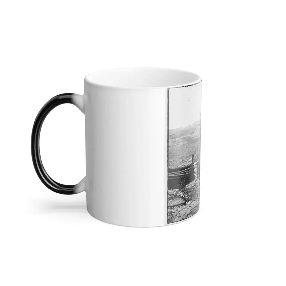 Bermuda Hundred, Va. Federal Earthworks on Left of the Line, Near Point of Rocks (U.S. Civil War) Color Changing Coffee Mug 11oz - Go Mug Yourself