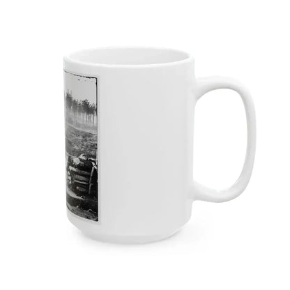 Bermuda Hundred, Va. Federal Earthworks On Left Of The Line, Near Point Of Rocks (U.S. Civil War) White Coffee Mug - Go Mug Yourself