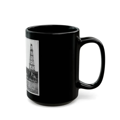 Bermuda Hundred, Va. Photographer At Butler's Signal Tower (U.S. Civil War) Black Coffee Mug - Go Mug Yourself