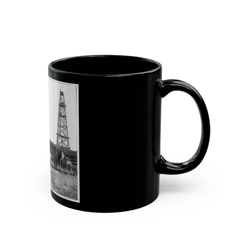 Bermuda Hundred, Va. Photographer At Butler's Signal Tower (U.S. Civil War) Black Coffee Mug - Go Mug Yourself