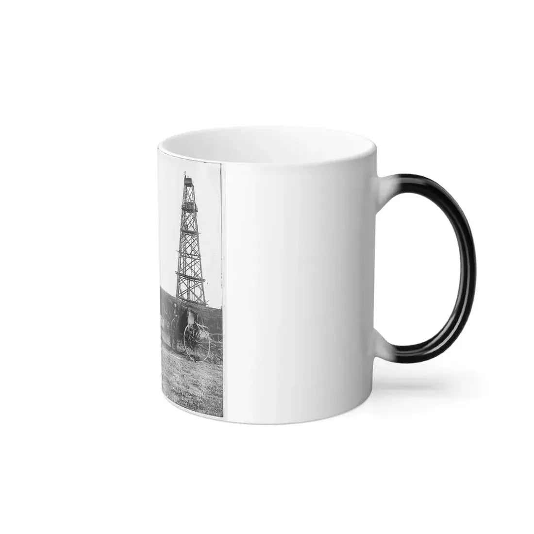 Bermuda Hundred, Va. Photographer at Butler's Signal Tower (U.S. Civil War) Color Changing Coffee Mug 11oz - Go Mug Yourself
