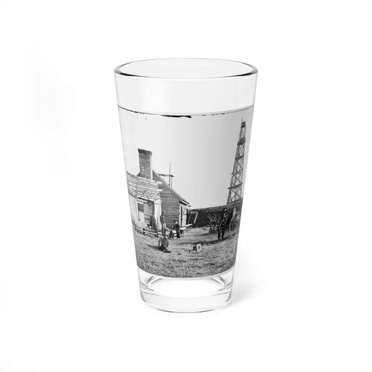 Bermuda Hundred, Va. Photographer At Butler's Signal Tower (U.S. Civil War) Pint Glass 16oz 16oz - Go Mug Yourself