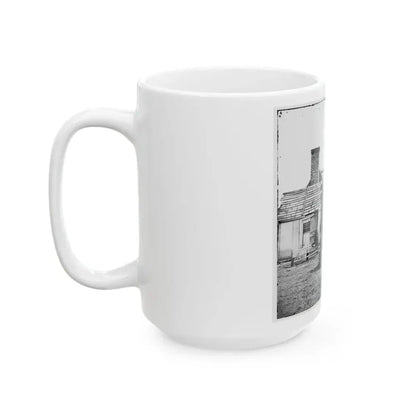 Bermuda Hundred, Va. Photographer At Butler's Signal Tower (U.S. Civil War) White Coffee Mug - Go Mug Yourself